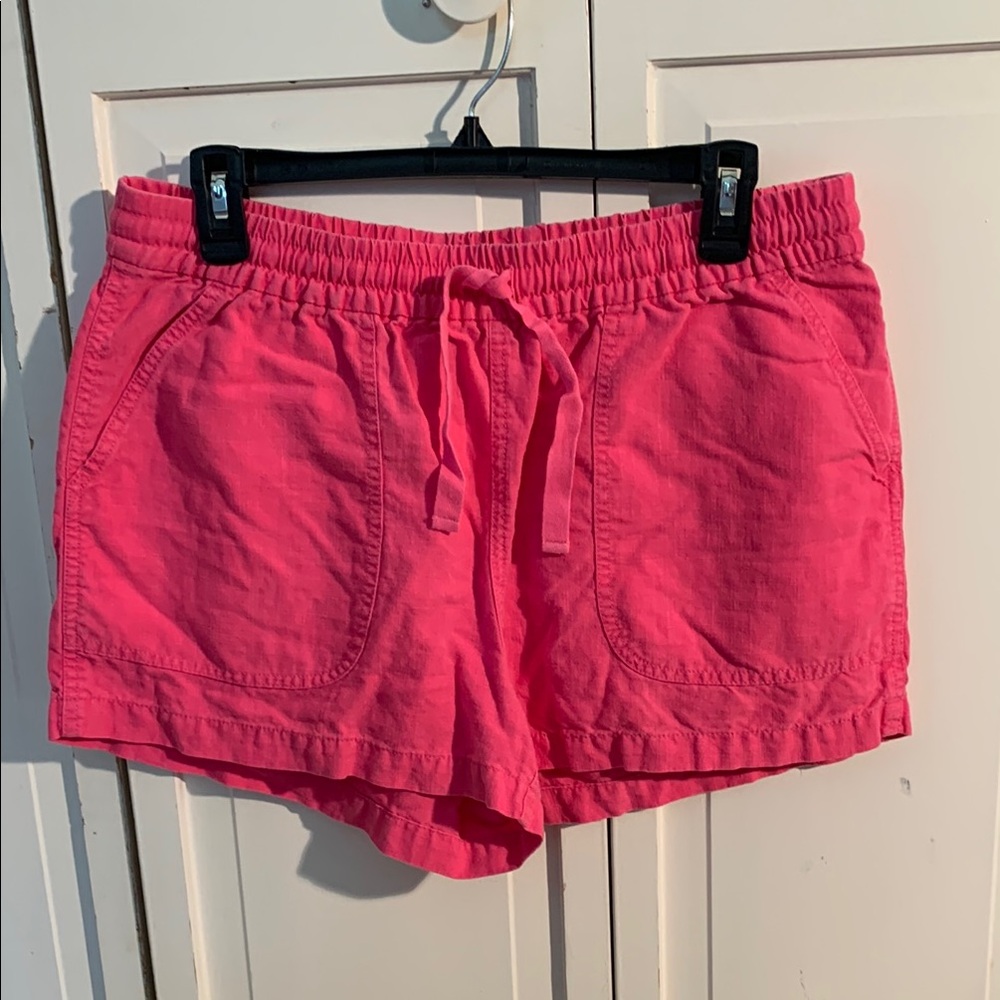 J. Crew Pink Athletic Shorts Elastic Waist Lightweight